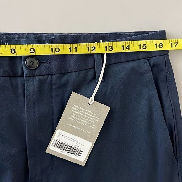 NWT Everlane The Performance Chino | Uniform Slim Fit in Deep Navy Size 32 X 28 - Picture 8 of 12